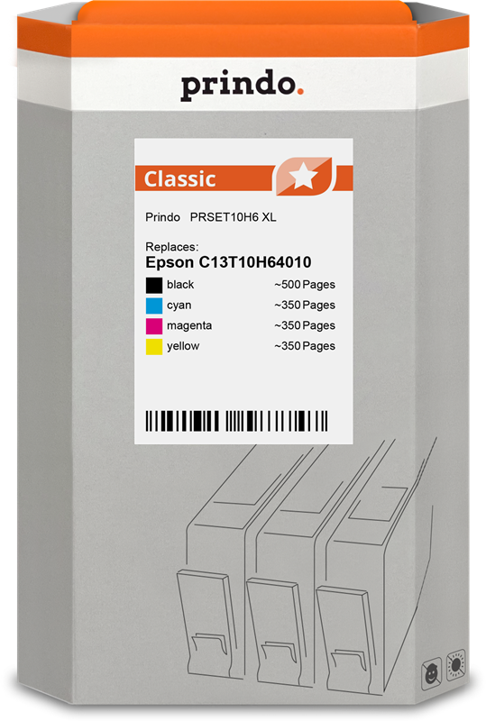 prindo-classic-xl-multipack-schwarz-cyan-magenta-gelb