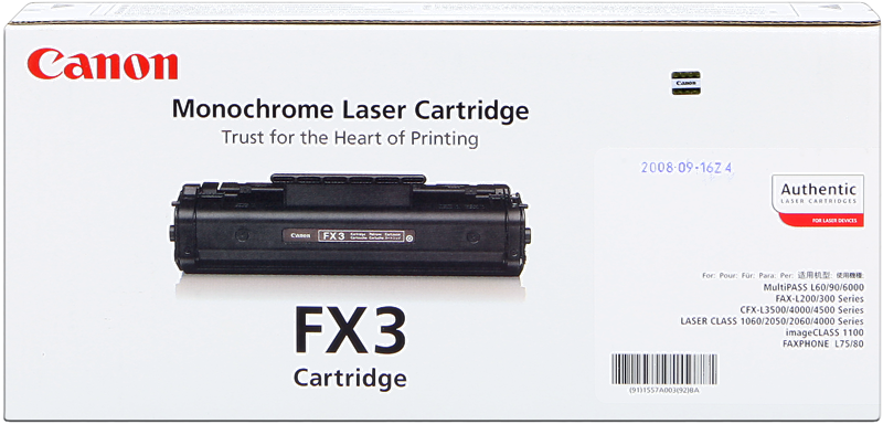 Toner Canon FX-3 (Silo Standard)