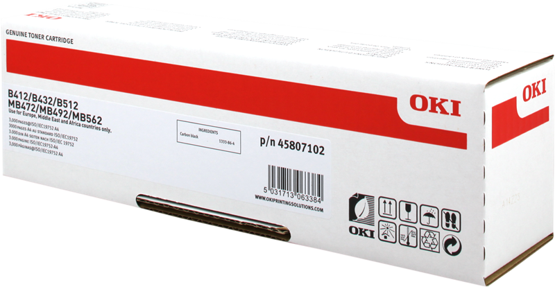 Toner OKI 4580710 (Silo Standard)