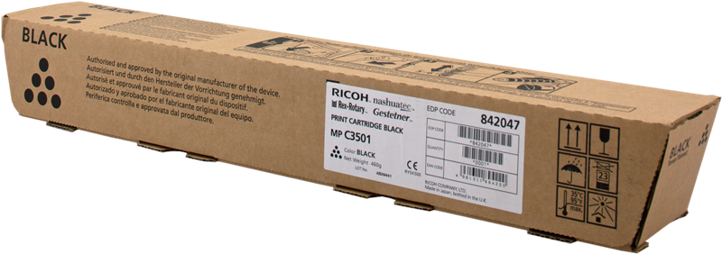 Toner Ricoh MP C3501BK (Silo XL)