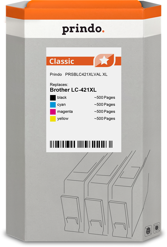 prindo-classic-xl-multipack-schwarz-cyan-magenta-gelb